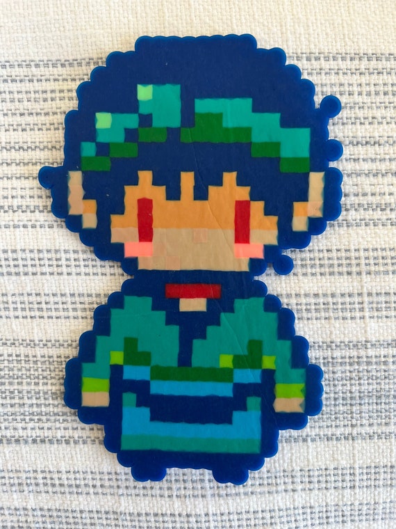 Fishboy Omori Perler Bead Art Etsy Australia