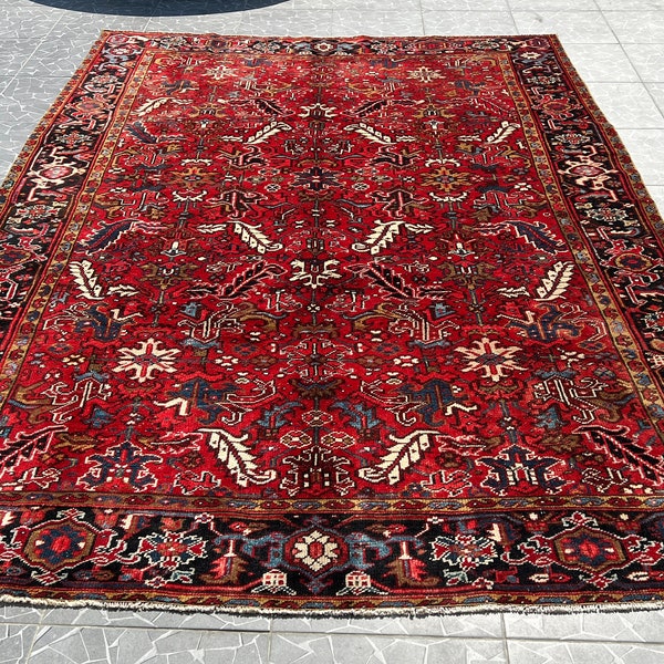 Vintage Mahal Rug - Etsy
