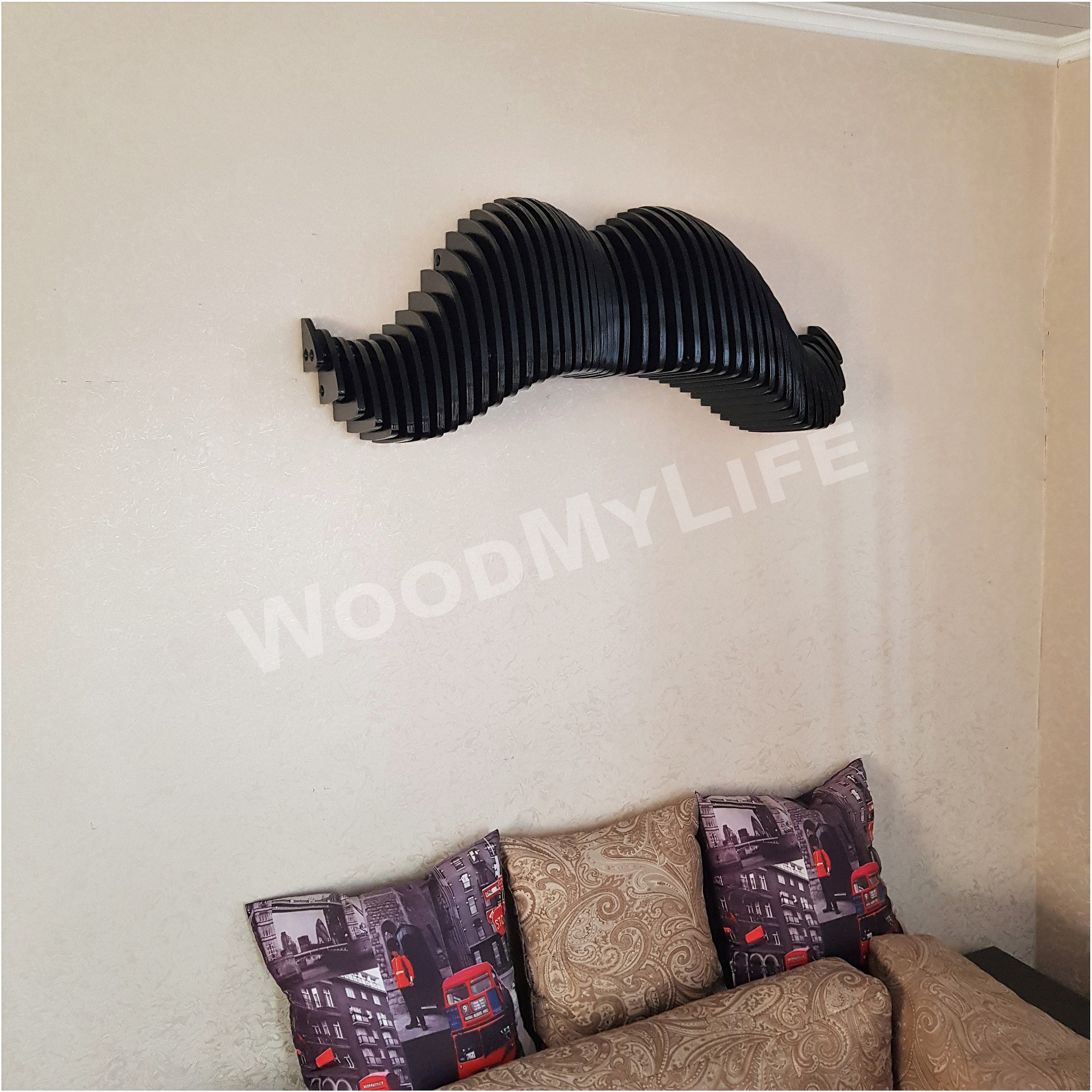 Wood Wall Sculpture Wall Art Decor Decorative Wood Panel for Etsy