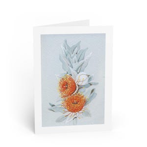 Australischer (WA) Eukalyptus Mottlecah Flora Print Grußkarten
