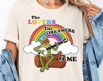 Camiseta The Lovers The Dreamers & Me, Camiseta The Frog da Disney, Camiseta Rainbow The Dreamers, Camiseta Sapo Verde da Disney