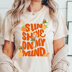 Disney Orange Bird Shirt, Disney Flower & Garden Festival Shirt, Orange Bird Flower Festival Shirt, Sunshine On My Mind Shirt