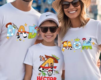 Personalized Toy Story Birthday Shirt, Disney Matching Birthday Trip Shirts, Disneyland Birthday Group Vacation Tee, Toy Story Birthday Gift