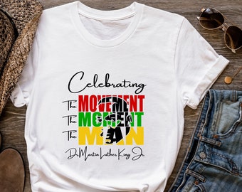 Martin-Luther-King-Hemd, feierndes Hemd, MLK-Hemd, Martin-Luther-King-Tag-Hemd, Martin-Luther-King-Jr.-Hemden, MLK-Equalitäts-Hemd