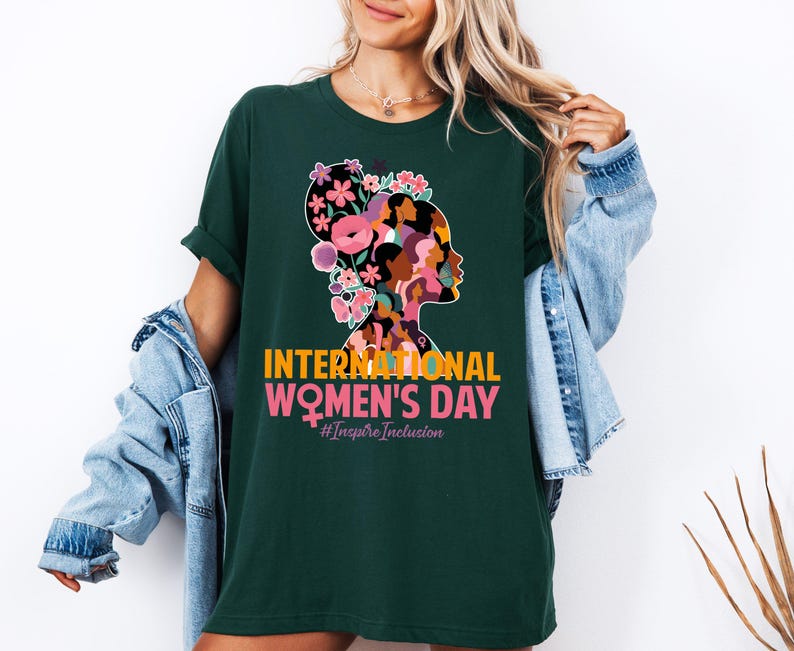 International Women's Day Sweatshirt, Women's Day 2025 Shirt, 8 March Women's Day Shirt, Strong Tee, Female Shirt, Inspire Inclusion Shirt