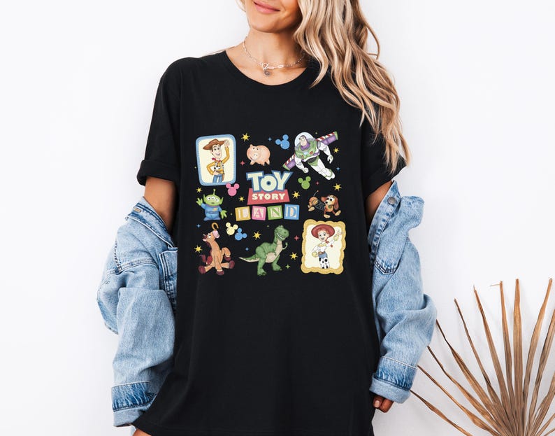Disney Toy Story Land Shirt, Pixar Toy Story Characters T-Shirt, Disneyland Trip Kids Shirt, Woody and Buzz Shirt, Wdw Matching Gift Tee