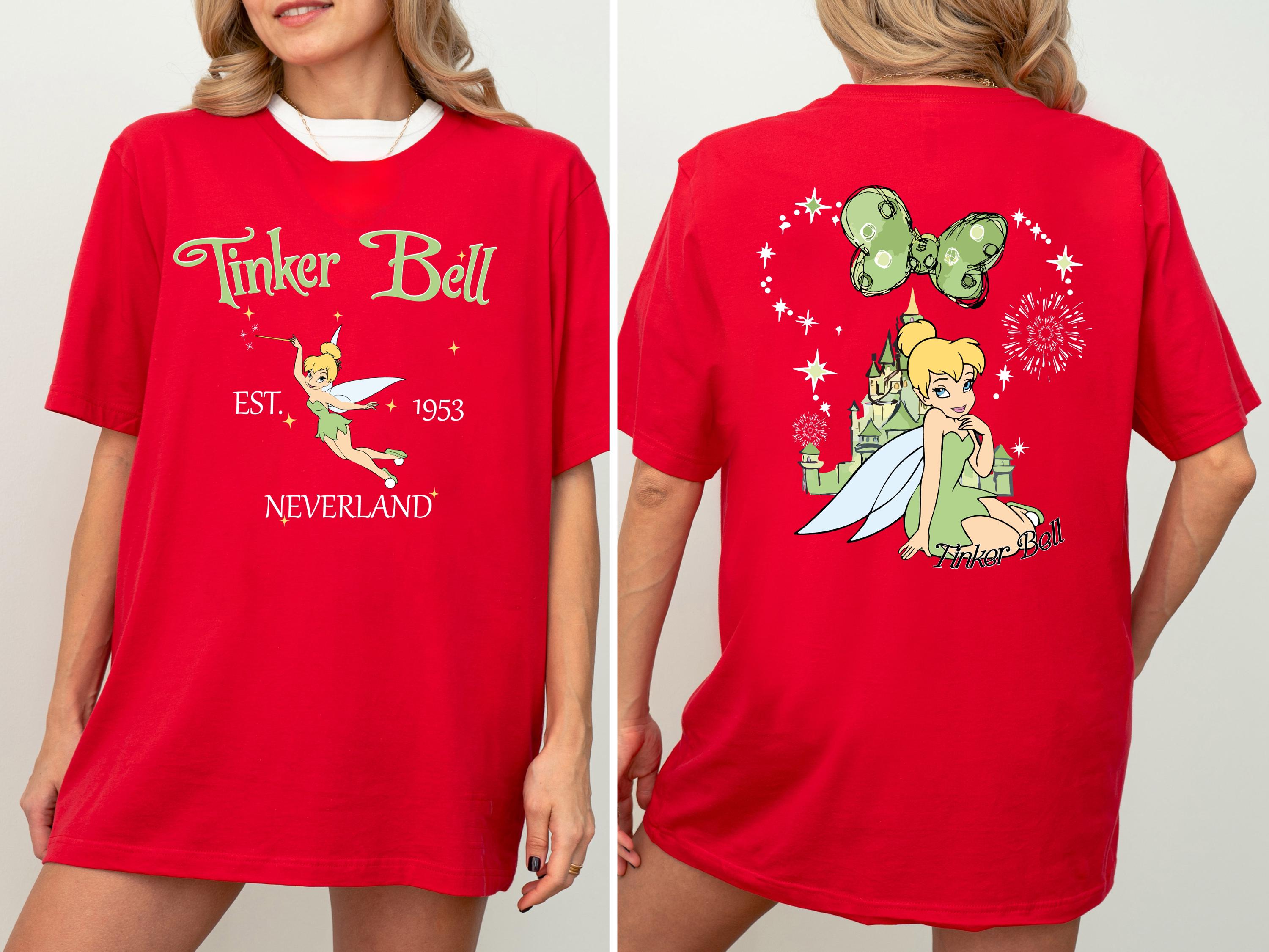 Vintage Disney Tinkerbell Shirt, Retro Tinkerbell 1953