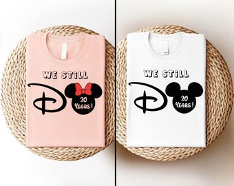 Personalized Mickey Minnie Marriage Shirt, We Still Do 20 Years T-Shirt, Mickey Minnie Anniversary Shirt, Disneyland Couple Trip Tee