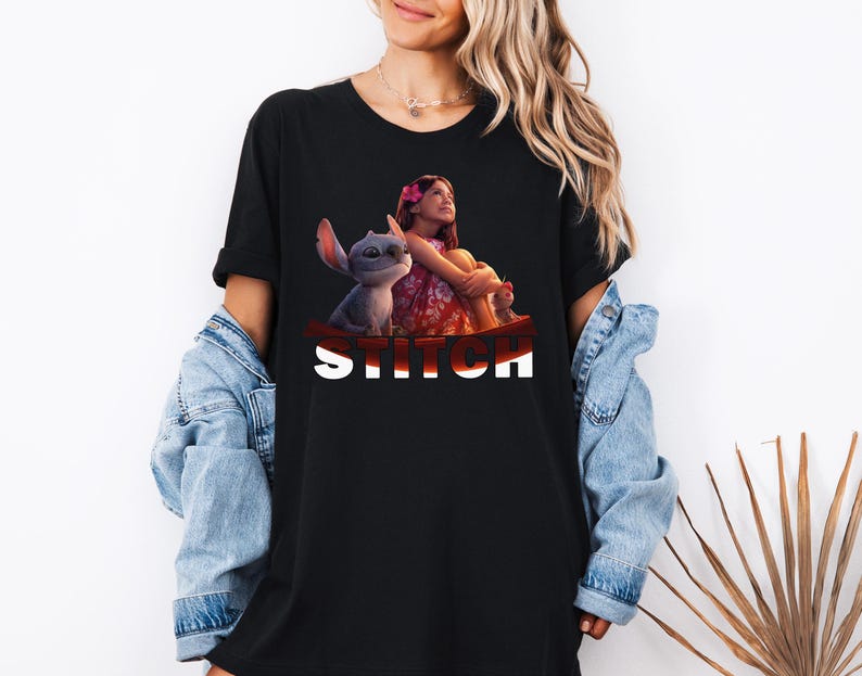 Live Action Lilo & Stitch T-Shirt, Disney Lilo And Stitch Movie Shirt, Disney Matching Friendship Shirt, Disneyland Vacation Gift Tee
