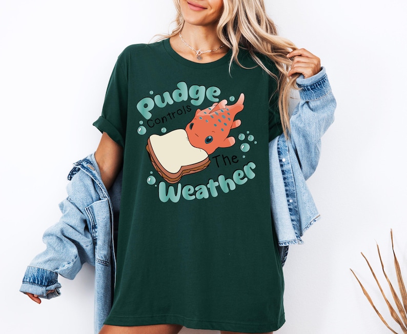 Disney Lilo and Stitch Pudge Controls The Weather Shirt, Disney Fish Pudge T-shirt, Disneyland Family Matching Shirt, Magic Kingdom Tee