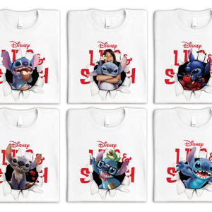 Disney Lilo And Stitch-groepsshirt, Lilo & Stitch-familiematching T-shirt, Stitch Boys-T-shirt, Disneyland vakantiecadeau-T-shirt, Wdw Trip-kindershirt