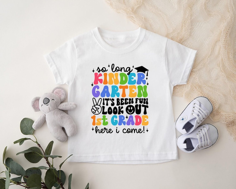 Kindergarten Graduation Shirt, 1st Grade Graduation Shirt, Class of 2026 Shirt, First Grade Grad, Hello 1st Grade Shirt, Kids Graduation Tee