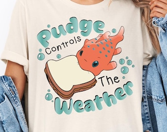 Disney Lilo and Stitch Pudge Controls The Weather Shirt, Disney Fish Pudge T-shirt, Disneyland Family Matching Shirt, Magic Kingdom Tee