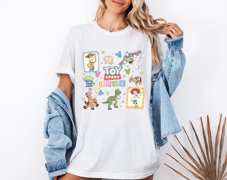 Disney Toy Story Land Shirt, Pixar Toy Story Characters T-Shirt, Disneyland Trip Kids Shirt, Woody and Buzz Shirt, Wdw Matching Gift Tee