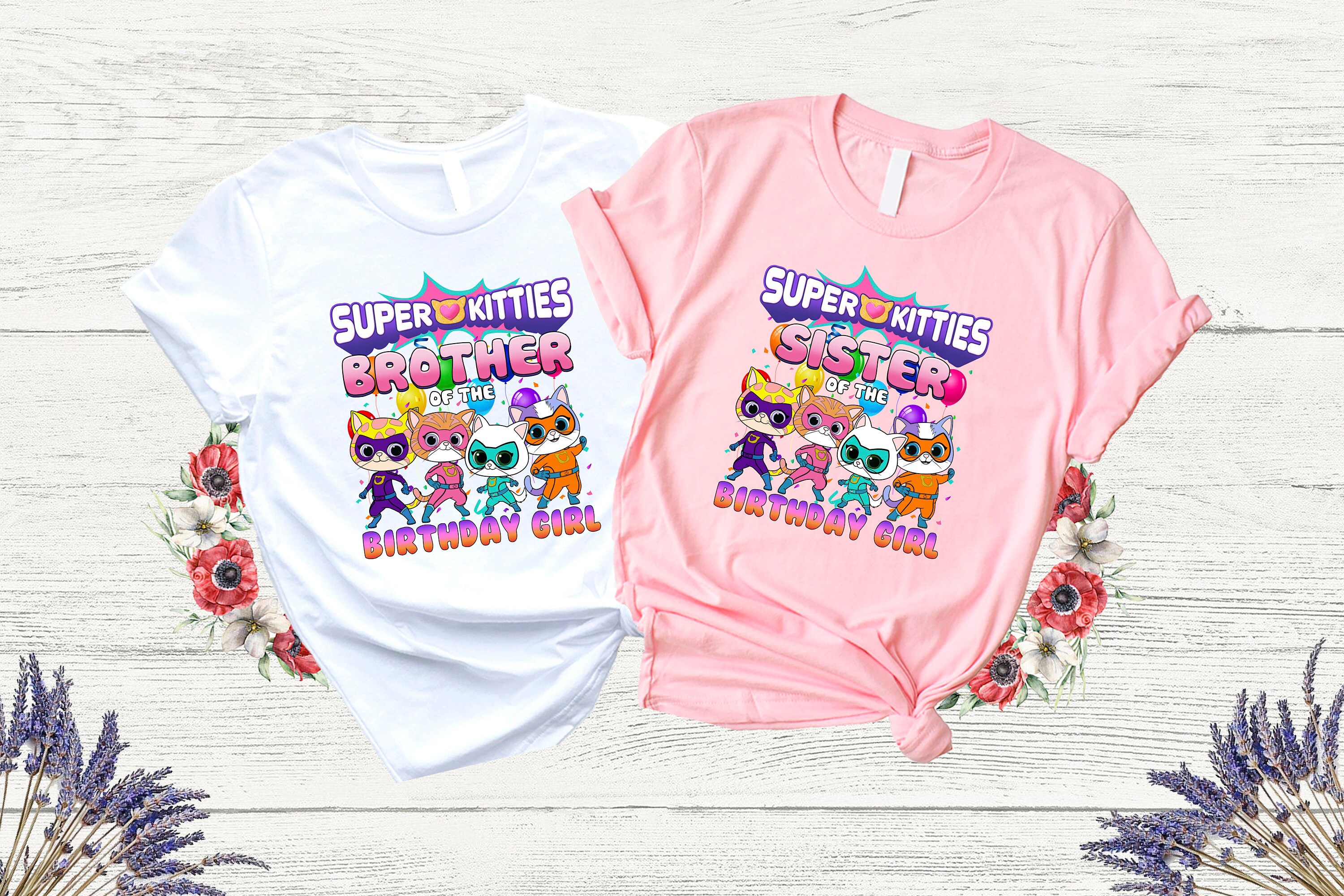 Discover SuperKitties Birthday Shirt, Super Kitties Family Birthday Shirt, Disney Birthday Trip Shirt