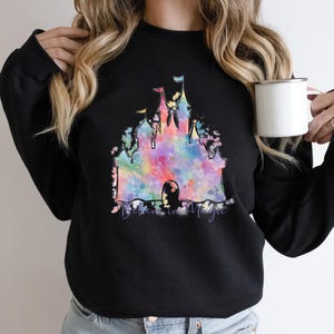 Camiseta del Castillo de Disney, camiseta mágica de Disneyland, camiseta familiar de Magic Kingdom, camiseta a juego de vacaciones de Disney 2026, sudadera de viaje a Disneyland imagen 5