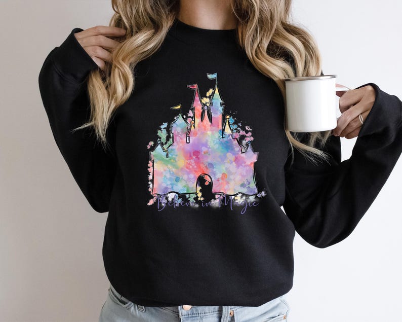 Camiseta del Castillo de Disney, camiseta mágica de Disneyland, camiseta familiar de Magic Kingdom, camiseta a juego de vacaciones de Disney 2026, sudadera de viaje a Disneyland imagen 5