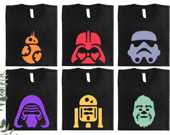 Camiseta Disney Star Wars, Camiseta combinando para toda a família Star Wars 2026 com todos os personagens, Camiseta Disney Chewbacca, Moletom Disney Stormtrooper BB-8
