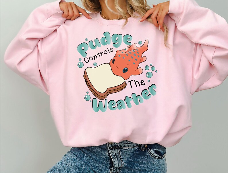 Disney Lilo and Stitch Pudge Controls The Weather Shirt, Disney Fish Pudge T-shirt, Disneyland Family Matching Shirt, Magic Kingdom Tee