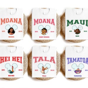 Disney Princess Moana Matching Shirt, Disney Trip Family Shirt, Disney Baby Moana Shirt, Disneyland Besties Shirt, Disney Moana Shirt