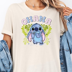 Disney Stitch Ohana Shirt, Ohana Family Matching T-Shirt, Lilo and Stitch Gift Shirt, Disneyland Family Vacation Tee, Wdw Trip Kids Shirt