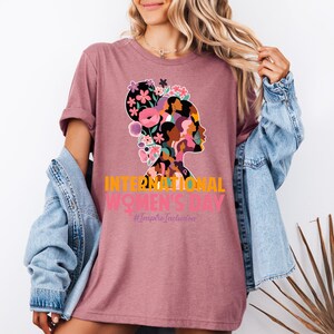 International Women's Day Sweatshirt, Women's Day 2025 Shirt, 8 March Women's Day Shirt, Strong Tee, Female Shirt, Inspire Inclusion Shirt