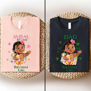 Disney Baby Moana Birthday Group Shirt, Princess Moana Birthday Girl Gift Shirt, Disney Family Matching Bday Shirt, Wdw Birthday Trip Tee