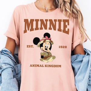 Minnie Animal Kingdom Est 1928 Shirt, Mickey Friends Safari Group T-Shirt, Animal Kingdom Matching Tee, Disneyland Family Trip Tee