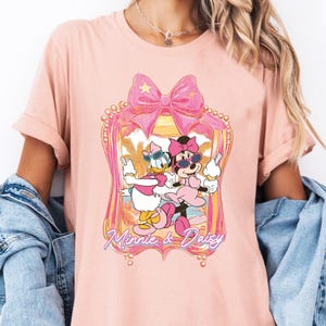 Shirt Disney Minnie & Daisy, Disneyland zomervakantie T-shirt, Disney Besties cadeau-shirt, Disney bijpassende zomershirt, reis-T-shirt meisjes