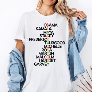 Black Leaders Shirt, Black History Month Shirt, Black Lives Matter Sweatshirt, Inspire Like Obama MLK Malcolm X Shirt, MLK Equality Shirt