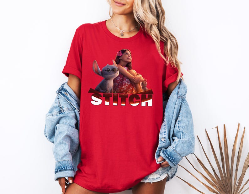 Live Action Lilo & Stitch T-Shirt, Disney Lilo And Stitch Movie Shirt, Disney Matching Friendship Shirt, Disneyland Vacation Gift Tee