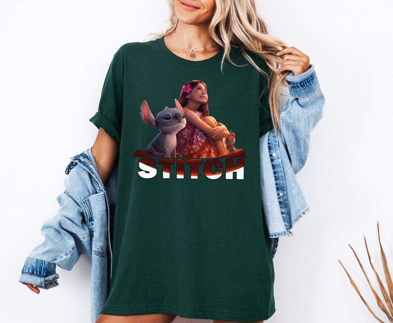 Live Action Lilo & Stitch T-Shirt, Disney Lilo And Stitch Movie Shirt, Disney Matching Friendship Shirt, Disneyland Vacation Gift Tee