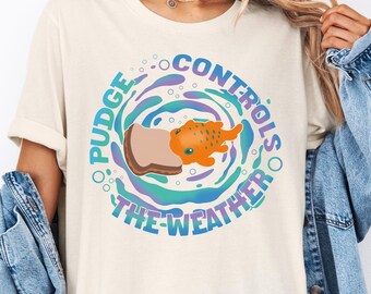 Disney Pudge Controls The Weather Shirt, Disney Lilo And Stitch Fish Pudge T-shirt, Disney Trip Gift Shirt, Disneyland Vacation Matching Tee