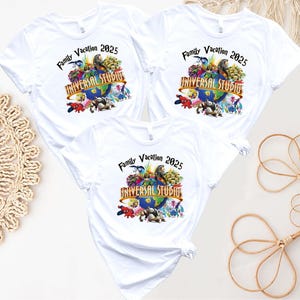 Disney Universal Studios Family Vacation Shirt, Universal Studios 2026 Trip Shirt, Family Trip Matching Tee, Universal Studios Group Shirt