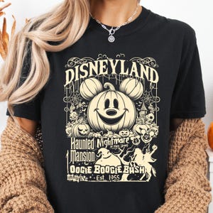 Disney Oggie Boggie Bash Halloween Shirt, Nightmare on Main Street T-Shirt, Disneyland Haunted Mansion Trip Tee, Gift Tee For Halloween