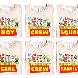 Disney Toy Story Birthday Shirt, Disney Family Vacation Matching 2025 Tee, Disney Birthday Trip Shirt, Sheriff Woody Jessie Birthday Tee