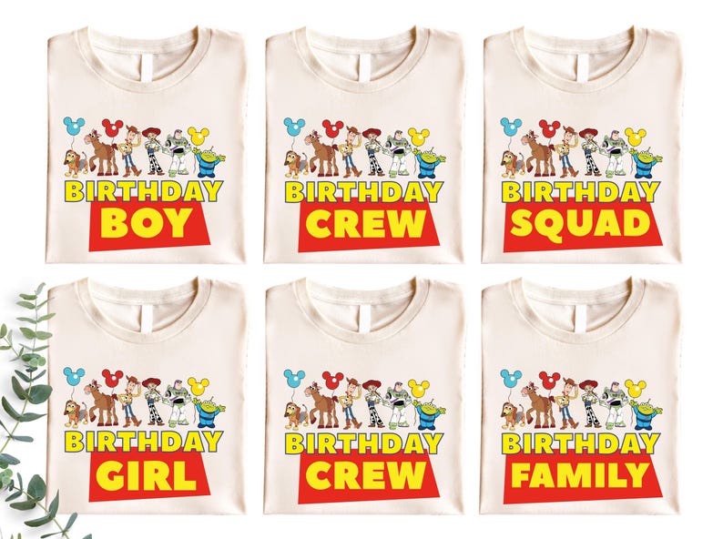 Disney Toy Story Birthday Shirt, Disney Family Vacation Matching 2025 Tee, Disney Birthday Trip Shirt, Sheriff Woody Jessie Birthday Tee