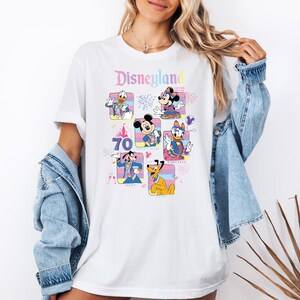 Disneyland 70th Anniversary Sweatshirt, Disney Mickey & Friends 70 Years of Magic Hoodie, Mickey And Friends Sweat, 70th Anniversary shirt