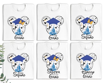 Disney afgestudeerd 2026 shirt, Mickey Minnie senior shirt, Disneyland familie afgestudeerd shirt, moeder vader grad shirt, Disney afstuderen reis shirts