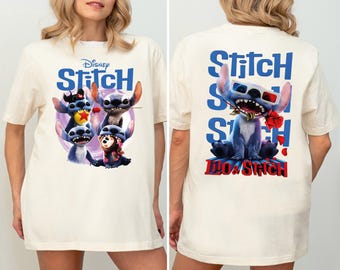 Disney Lilo And Stitch T-Shirt, Cute Stitch Movie Shirt, Disney Kids Matching Shirt, Disneyland Trip 2026 Tee, Ohana Means Sweat