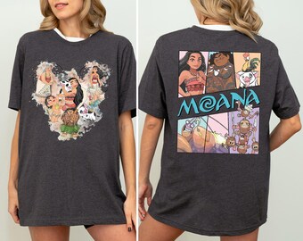 Koszulka z postaciami księżniczek Disneya Moana, bluza z kapturem Księżniczka Moana, koszulka Disney Moana Maui Hei Hei Pua, koszulka Disney Girls Trip 2026