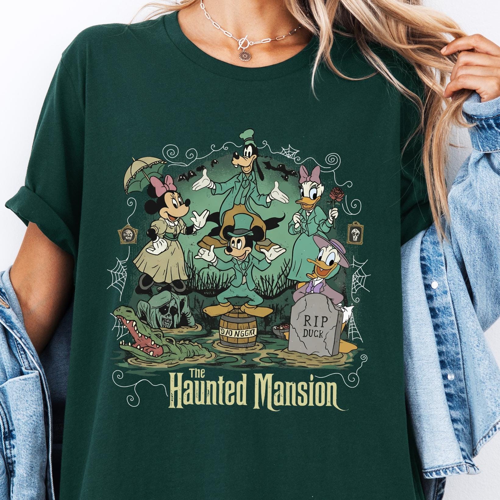 Mickey & Friends the Haunted Mansion Shirt, Disney Matching