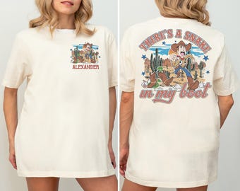 Personalized Toy Story Woody Shirt, There Is A Snake In My Boot Shirt, Vintage Woody Tee, Disney Pixar Toy Story Shirt, Wdw Gift Tee