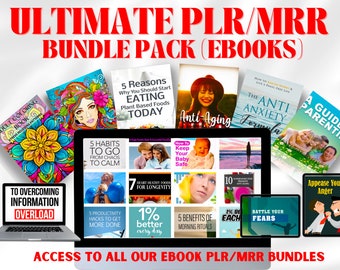 Ultieme OUR MRR-bundelpakket eBooks | Kleurplaten | Zelfverbetering | Mode| Daten | Ouderschap | Zakelijk | Gezondheid | Bundel eBooks