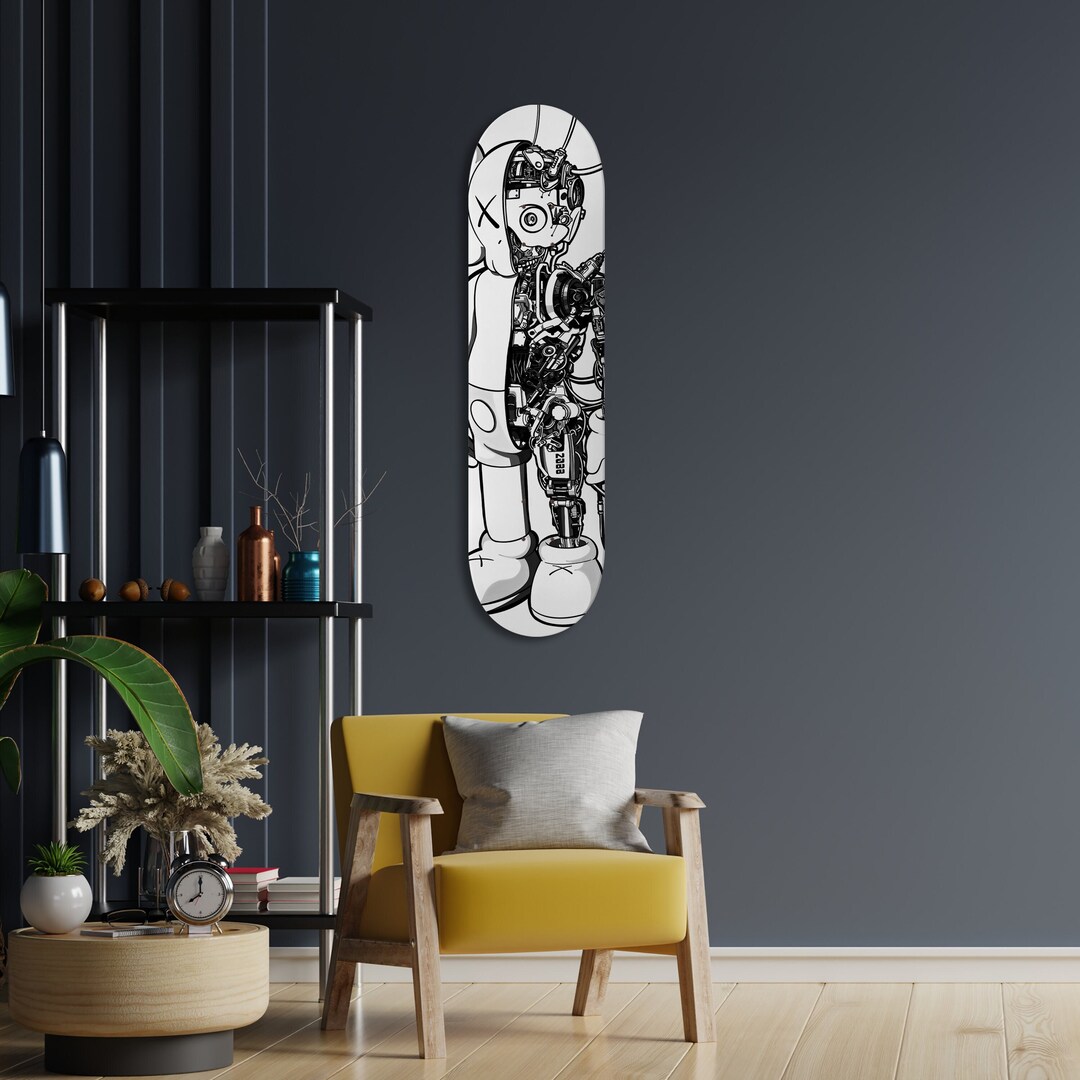 Rage-Quit Definition Wall Art - Black Skateboard Wall Art – Skateboard Artsy