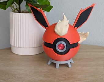 Flareon Themed Pokeball