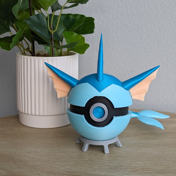 Vaporeon Themed Pokeball