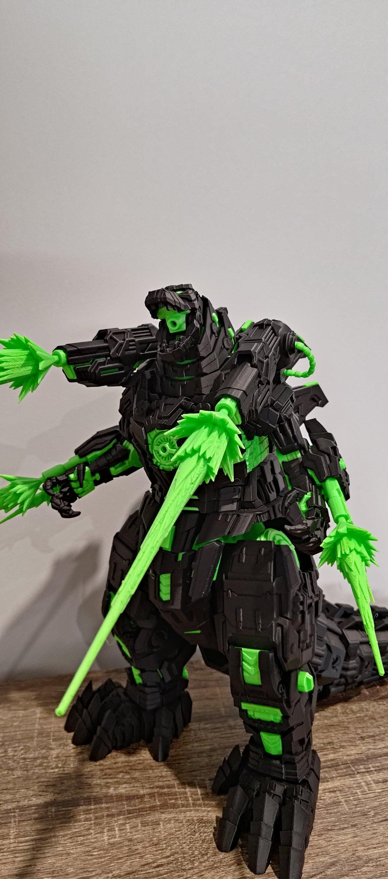メカゴジラ 可動式 - 3Dプリント - Etsy 日本