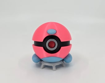 Porygon2 Pokeball – Custom Themed 3D Printed Model | Durable PLA Display