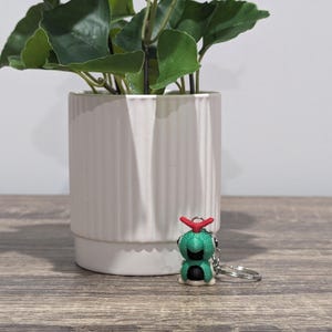Caterpie Crochet Keychain - 3D Printed